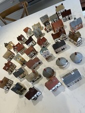 MUDLEN END STUDIO POTTERY SUFFOLK COTTAGES 32 PERFECT COLLECTION + ORIGINAL LIST