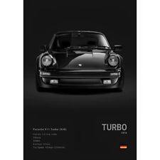 Porsche 911 Turbo (930) Poster Print | Wall Art | Car Picture