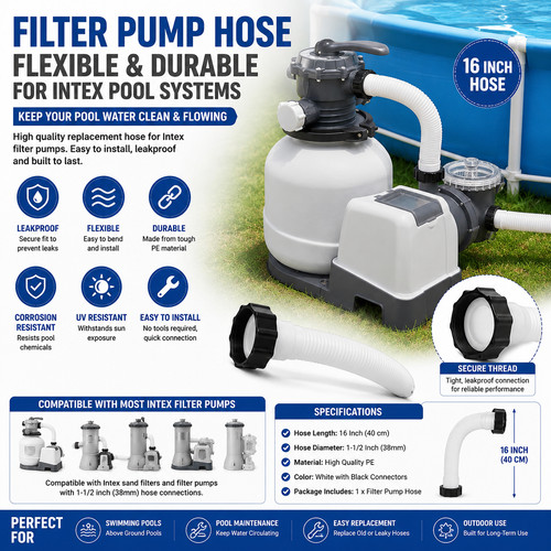 Pool filter pump hose - pool,