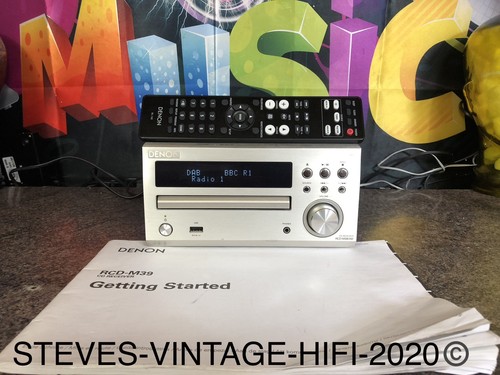 Denon rcd m39dab receiver - rcd-m39dab,
