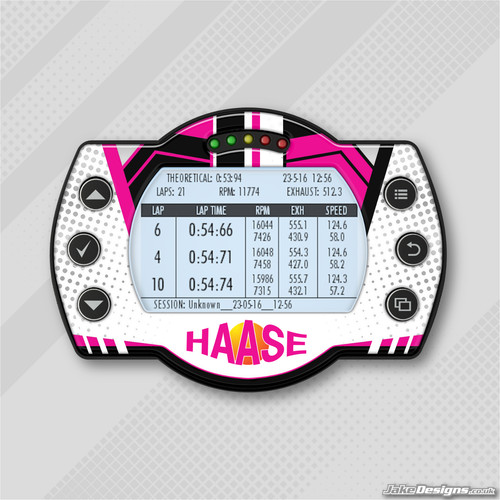 Haase kart style gel sticker - kart,