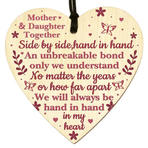 Mother and daughter - daughter, heart