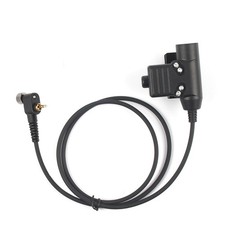 For Motorola MTP850 U94 PTT Walkie Talkie Radio Tactical Headset Adapter