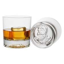 Santa Christmas Whisky Glass