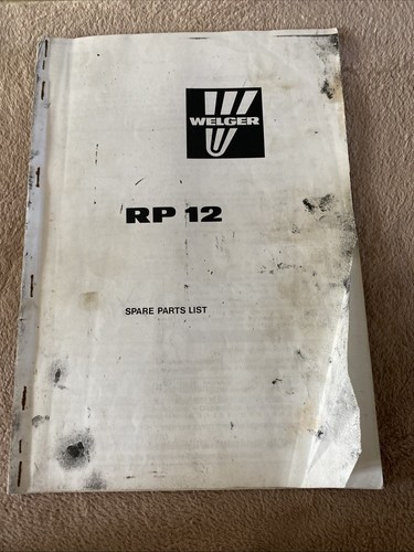 Welger baler illustrated - welger, rp