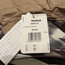 Reebok Nano X3 Black White