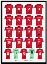 Liverpool Full Squad Shirts