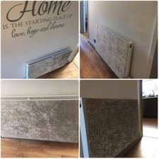 Crushed Velvet Radwrap - Magnetic Home Radiator Covers