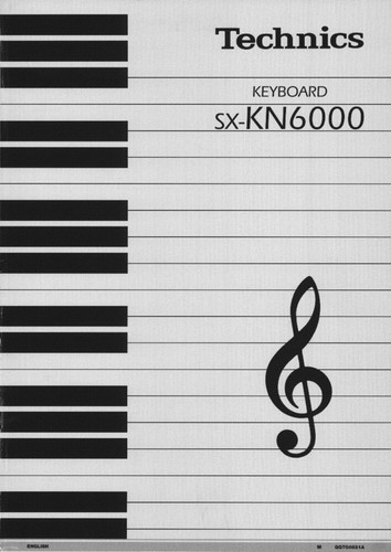 Technics kn6000 keyboard - technics, sx-kn6000