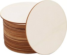100mm X 3mm birch plywood circles for DIY/crafting