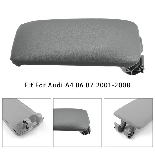 Gray leather armrest - gray,