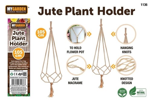 105 jute macrame plant - 105,