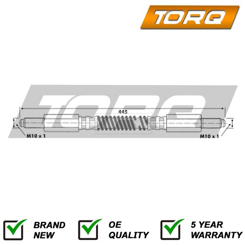 Brake hose front torq - brake,