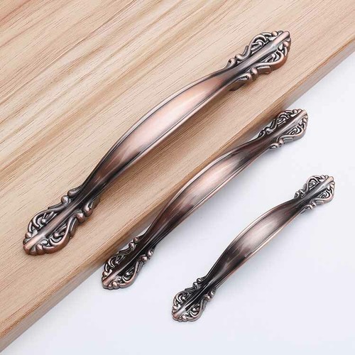 Red bronze retro handle - red,