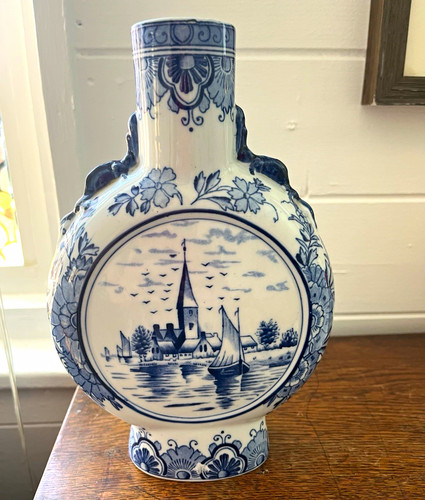 Delft hand painted - painted, blue
