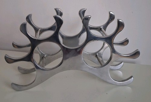 Vintage aluminium bottle - aluminium,