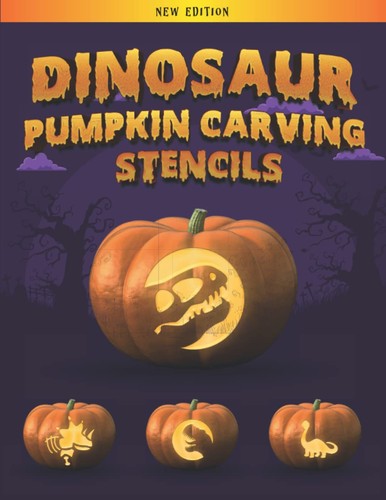 Dinosaur pumpkin carving - dinosaur,