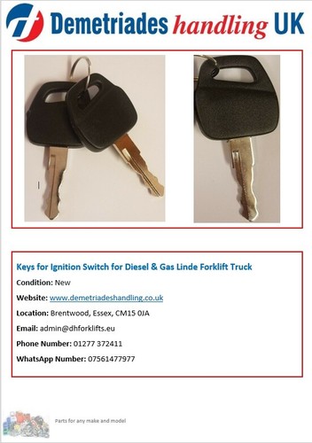 Keys for ignition - ignition, switch