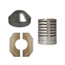Gas Flue Liner Installation Pack C (Cowl, Clamp Plate & Nose Cone) 5" (125mm)