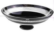 Waterford John Rocha 13.5 Inch Black Cut Centrepiece Bowl - Ex display