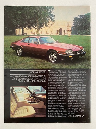 Jaguar type vintage - xj-s,