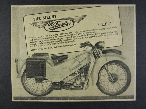 1950 veloce velocette - veloce, le