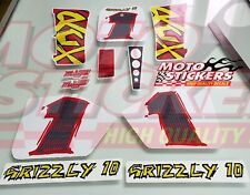 Malaguti Grizzly 10 (Red) - Fairing Decals Kit