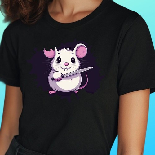 Women psycho rat - rat, motif