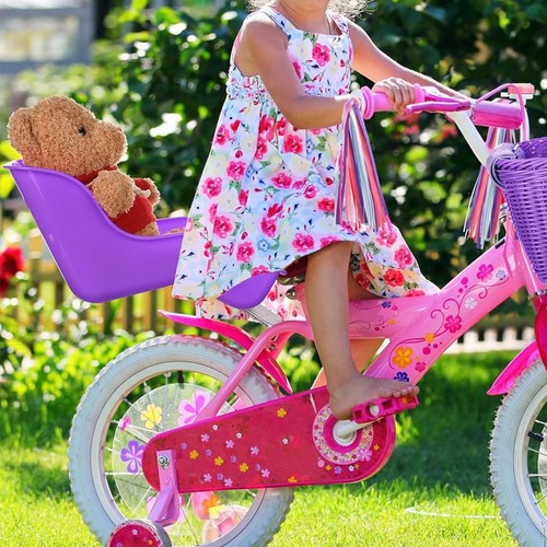 Doll bicycle seat - seat, attachment
