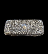 Antique Sterling Silver Cheroot - Cigar Holder circa 1880's Hallmarked letter N