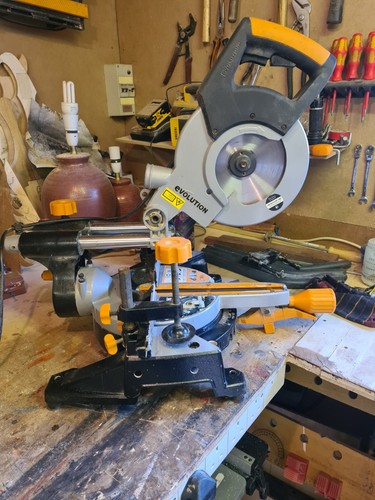 Evolution mitre saw - evolution, with