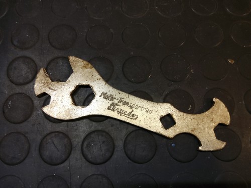 Old open end wrench motor - old,