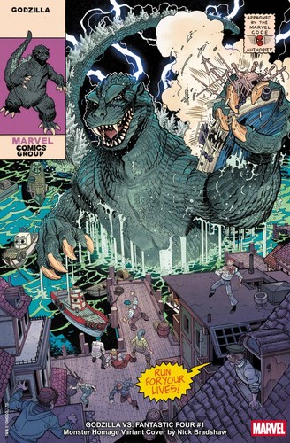 Godzilla fantastic four 1 - fantastic, #1