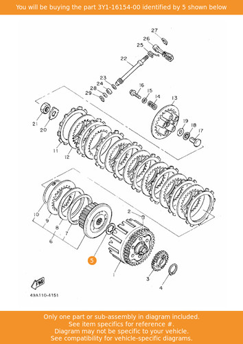 Yamaha plate thrust 1 - plate,,