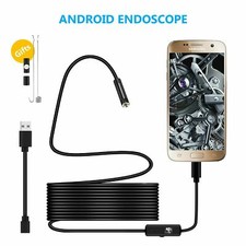 Waterproof USB Endoscope Borescope Snake Inspection Camera Android Mobile Phone