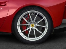 Ferrari 812 GTS 20" matte silver with titanium Bolts. Genuine Accessory