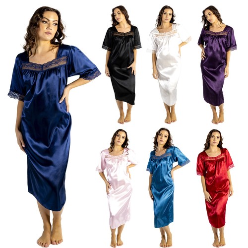 Ladies sexy satin lace - satin,