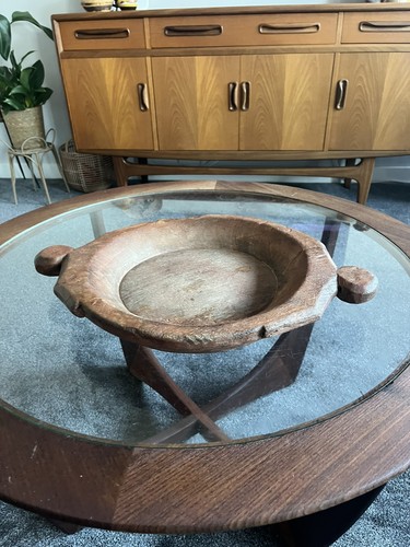 Antique wooden parat bowl - antique,