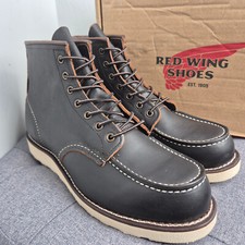 Red Wing 8849 6'' Classic Moc Toe  Black Prairie Uk 9 US 10 EU 43 New