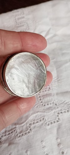 Antique shell silver metal - antique,