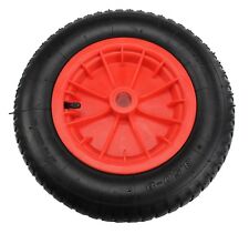 14" Pneumatic Sack Truck Wheelbarrow Tyres Trolley Wheel Cart Tyre Wheels - Red