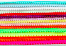 1x Yard Mini Pearl Pom Pom