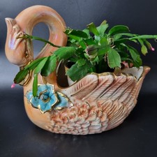 Large Italian Pearlescent Swan