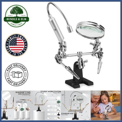 Led magnifying lens with - magnifying,