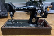 Singer 99k Hand Crank Sewing Machine Untested