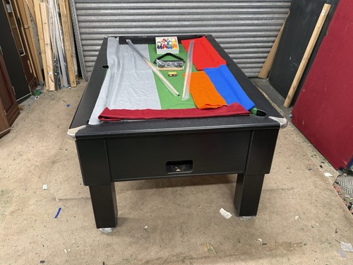 7ft 4ft black coin - by, operated