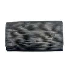 LOUIS VUITTON M63822 Multicles 4 Key Ring Epi Black Leather CA0965