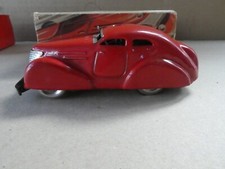 SCHUCO TELESTEERING 3000, RED,CLOCKWORK, VINTAGE TOY COLLECTABLE 1930-40-'s