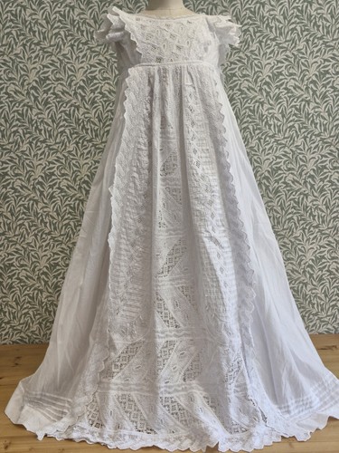 Antique christening gown - antique,