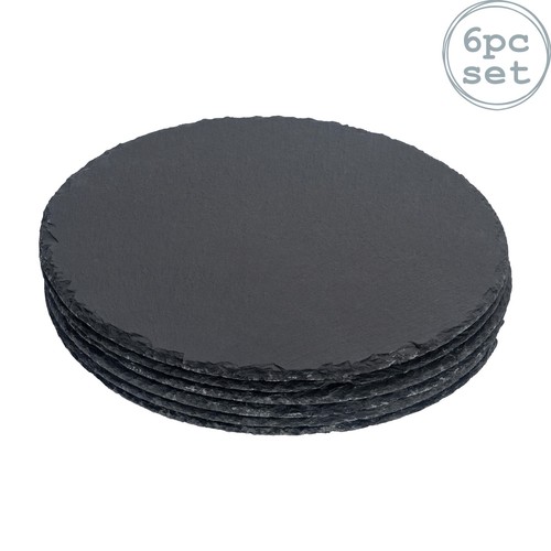 Round slate serving - serving, platters